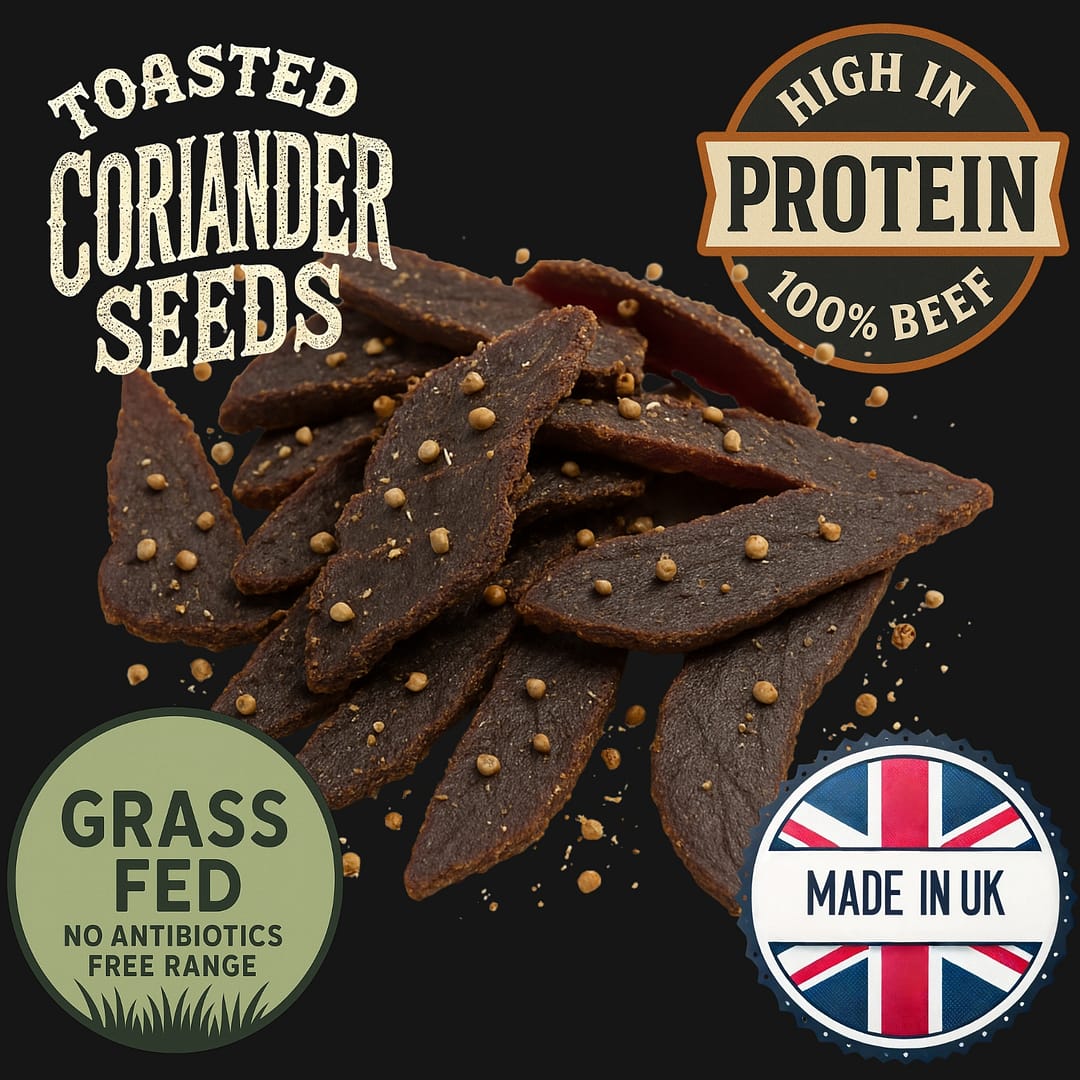 Coriander Biltong – Premium Grass-Fed Beef Snack