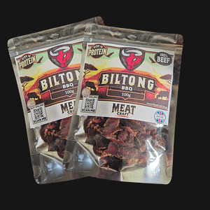 BBQ Biltong – Premium Beef 2x100g | Sliced - Free UK Shipping