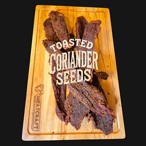 Coriander Biltong 500g โ Grass-Fed Premium Beef | Air-Dried Snack