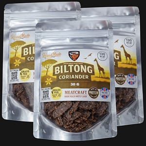 Coriander Biltong – Grass-Fed Sliced Premium Beef | High Protein Snack
