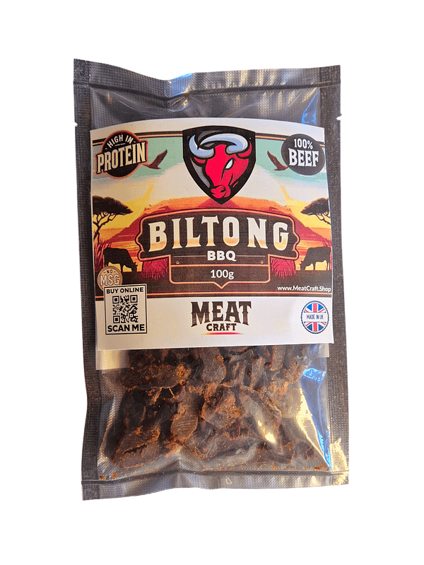 Sliced BBQ Biltong, Beef, 100g, Free Shipping!